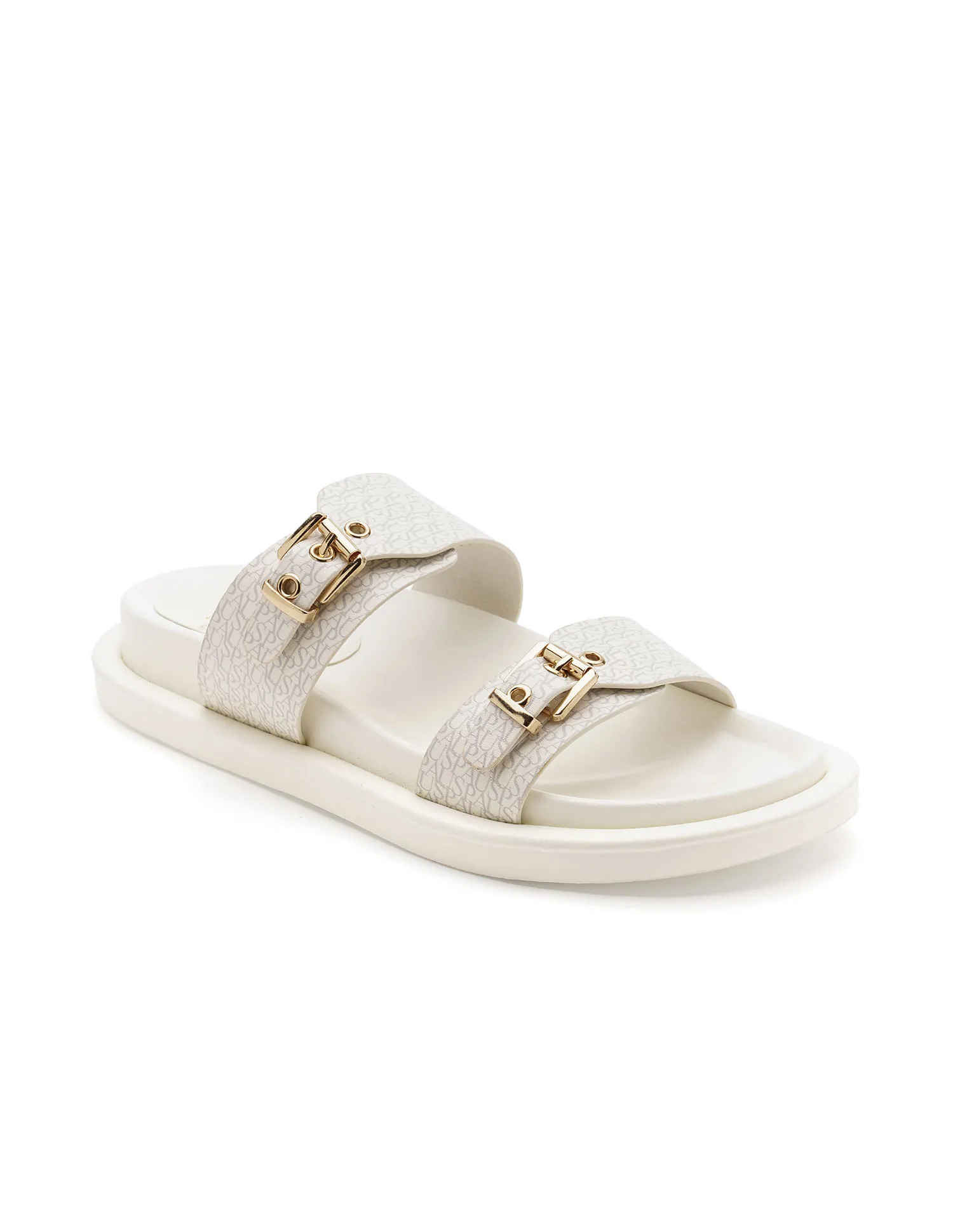 U.S. Polo Assn. Open Toe Buckle Detail Maria Sandals