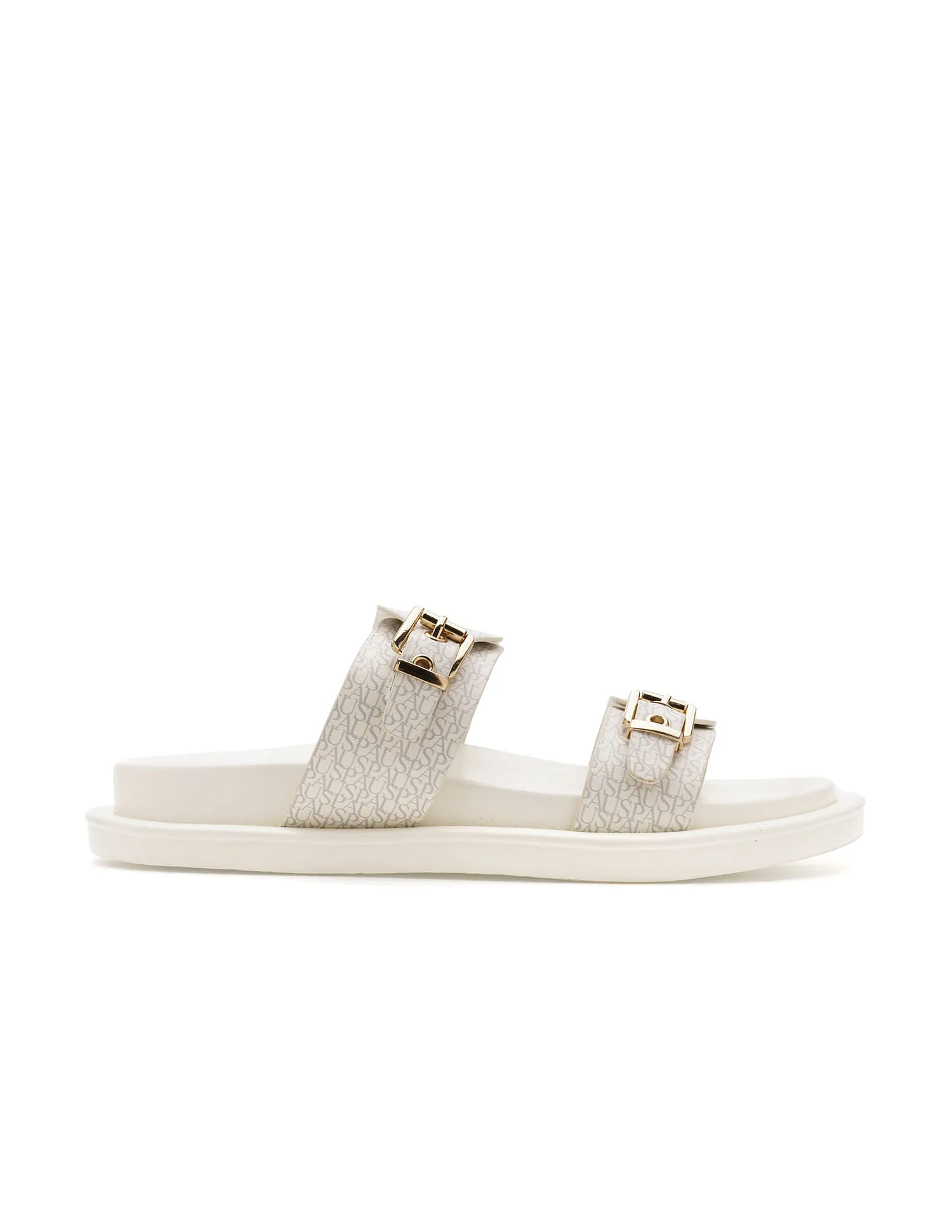 U.S. Polo Assn. Open Toe Buckle Detail Maria Sandals