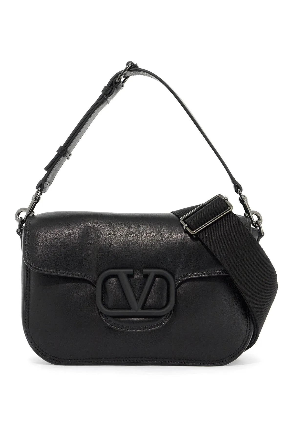 VALENTINO GARAVANI vlogo signature shoulder bag in nappa leather