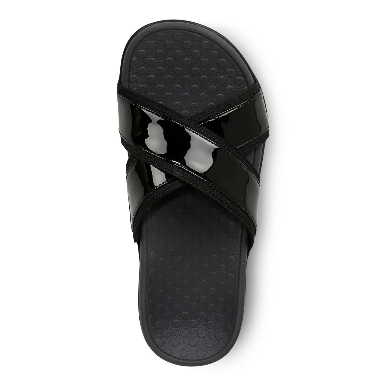 Vionic Merced Women's Cross Strap Slide Orthotic Sandals