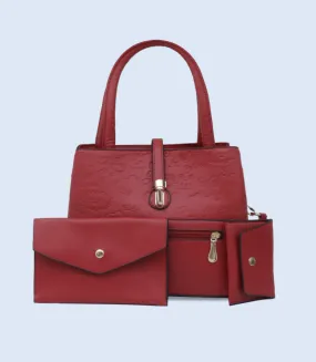 WB2773-MAROON-Women Shoulder Bag