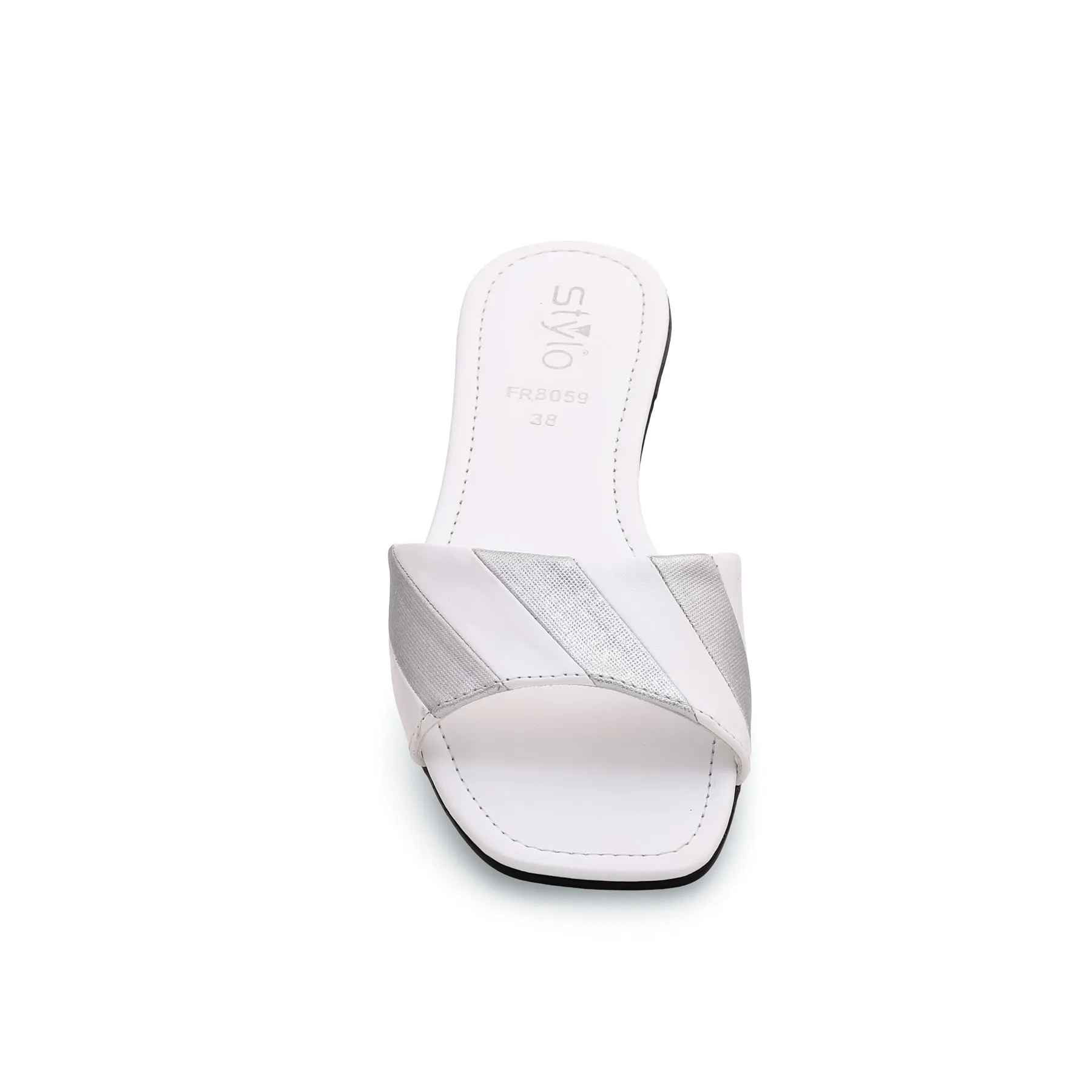 White Formal Slipper FR8059