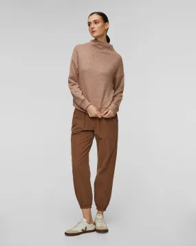 Women's brown corduroy trousers Deha A00586-26117