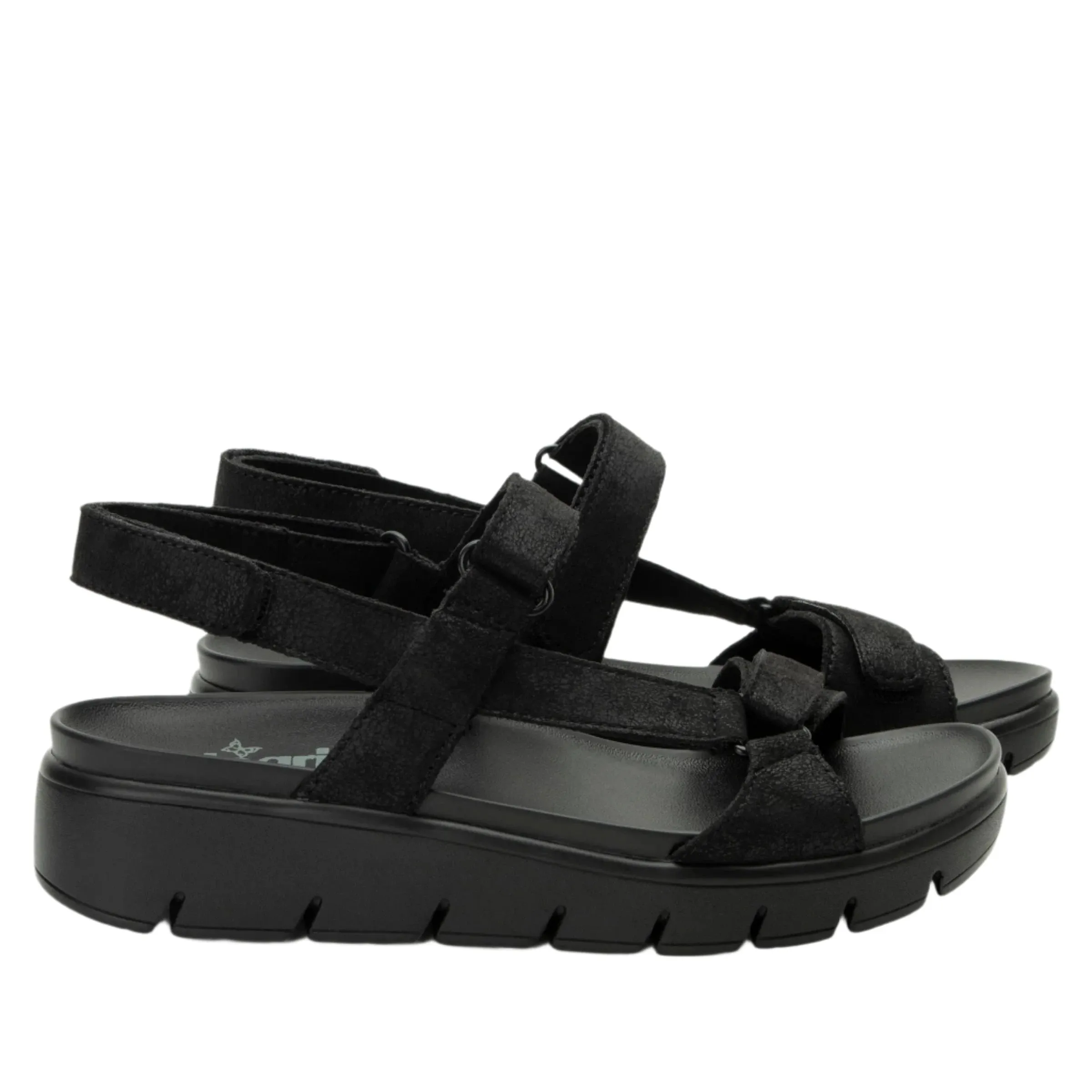 Women's Henna They Call Me Mellow Sandals - Black