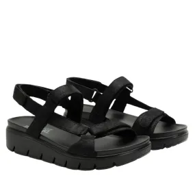 Women's Henna They Call Me Mellow Sandals - Black