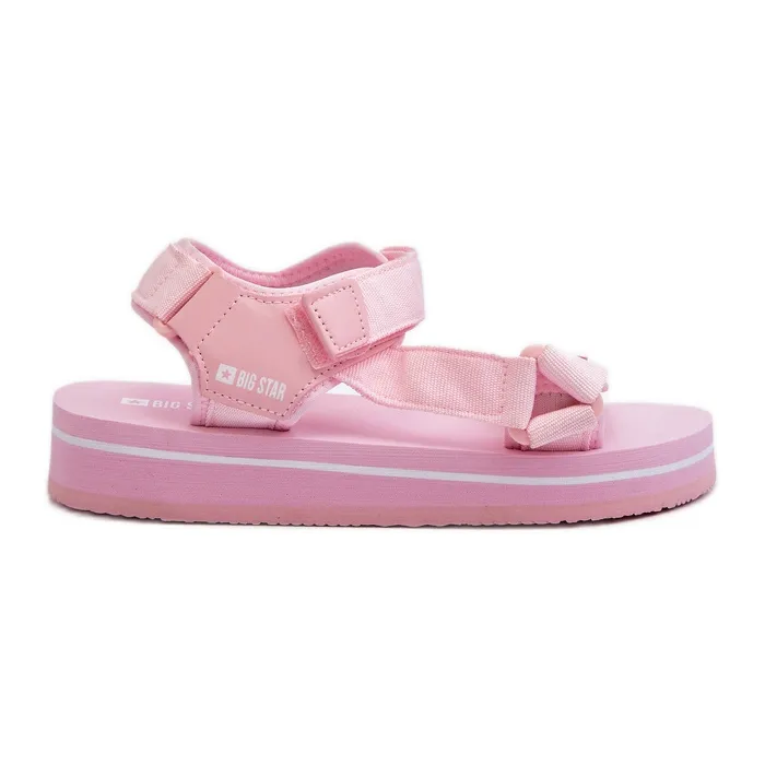 Women's Platform Sandals Big Star NN274A533 Pink