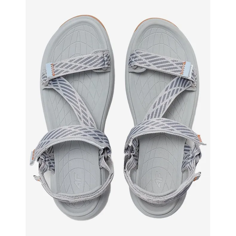 Women's Sports Sandals 4FRSS24FSANF049-26S Light Gray grey