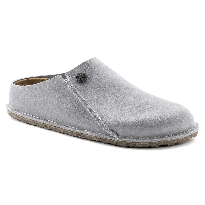 Women’s Birkenstock Zermatt 365 Suede Leather Slipper – Stone Coin