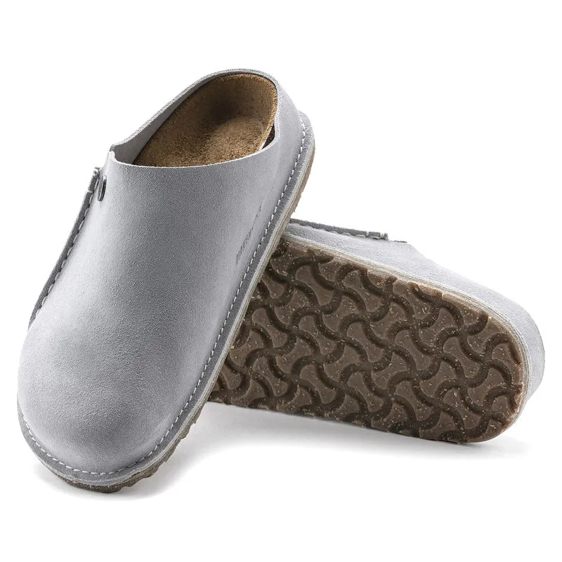 Women’s Birkenstock Zermatt 365 Suede Leather Slipper – Stone Coin