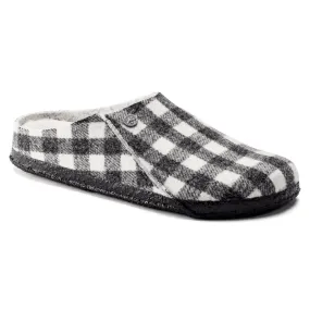 Women’s Birkenstock Zermatt Shearling Wool Felt Slipper – Plaid White