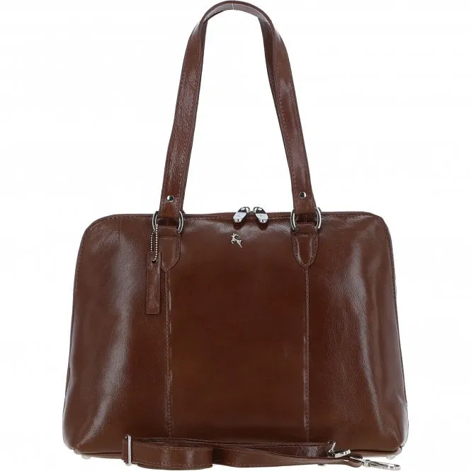 Women’s Large Veg Tanned Leather Bag Bridge/vt: 22-064/R