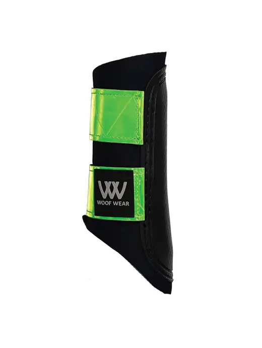 Woof Wear Reflective Club Boot Hi Viz Lime