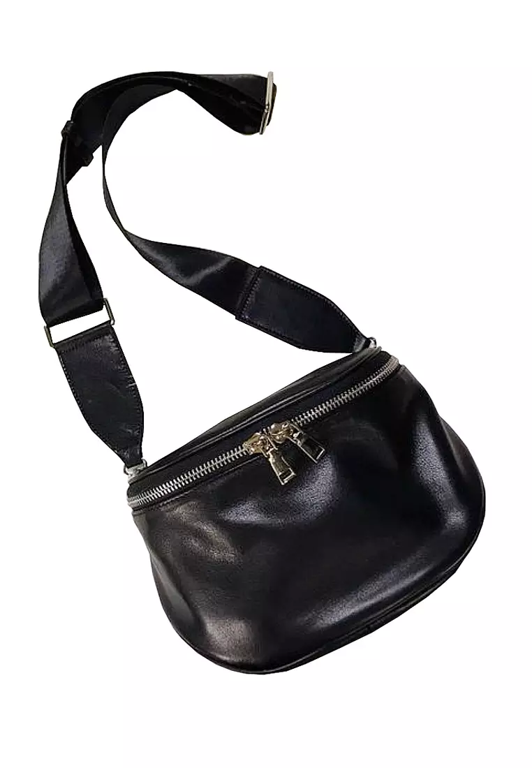 ZITIQUE Head layer calf leather waist bag