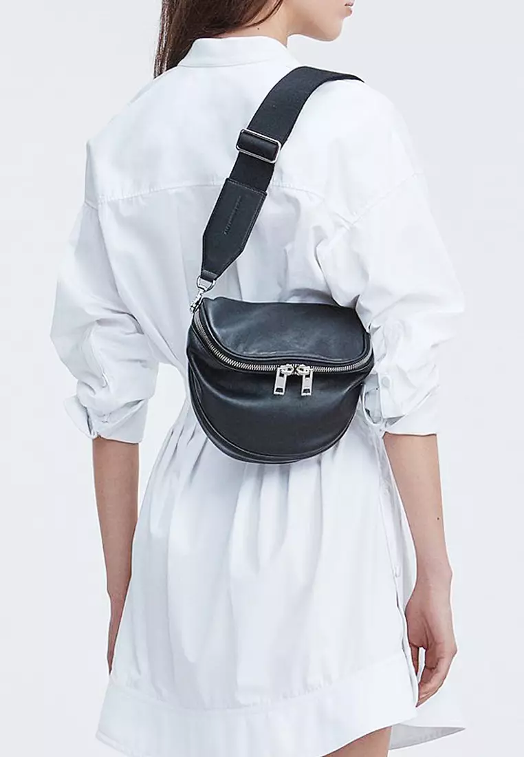 ZITIQUE Head layer calf leather waist bag